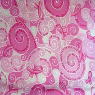 breast cancer awareness fabric
