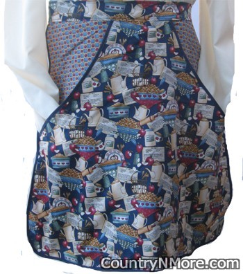 Vintage Country Apple Kitchen Clothespin Waist Apron=Last One